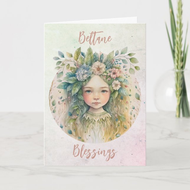 Standard, 12.7 cm x 17.8 cm Folded Greeting Card (Front)