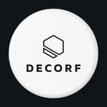 Standard, 2 1/4 Inch Circle Magnet<br><div class="desc">Standard, 2 1/4 Inch Circle Magnet With Logo</div>