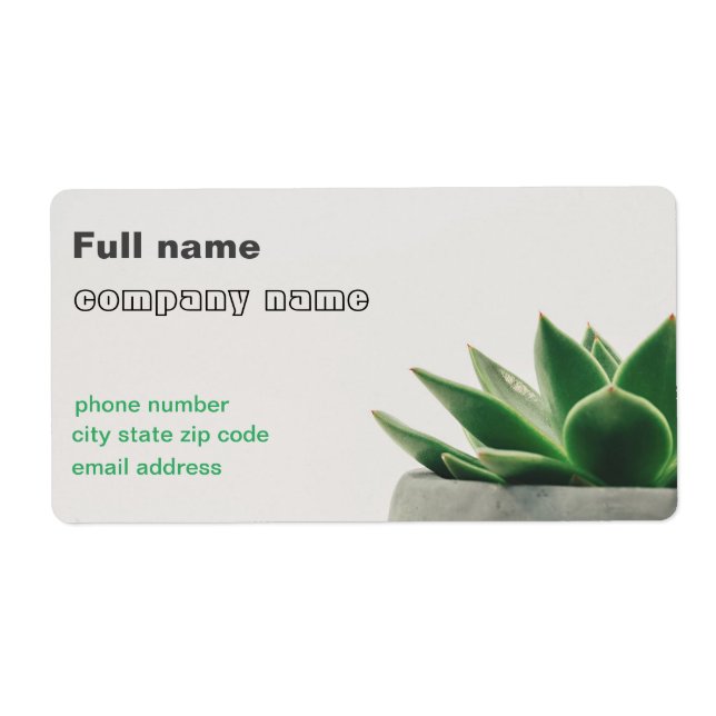Standard, 3.5" x 2.0" Business Card (Front)