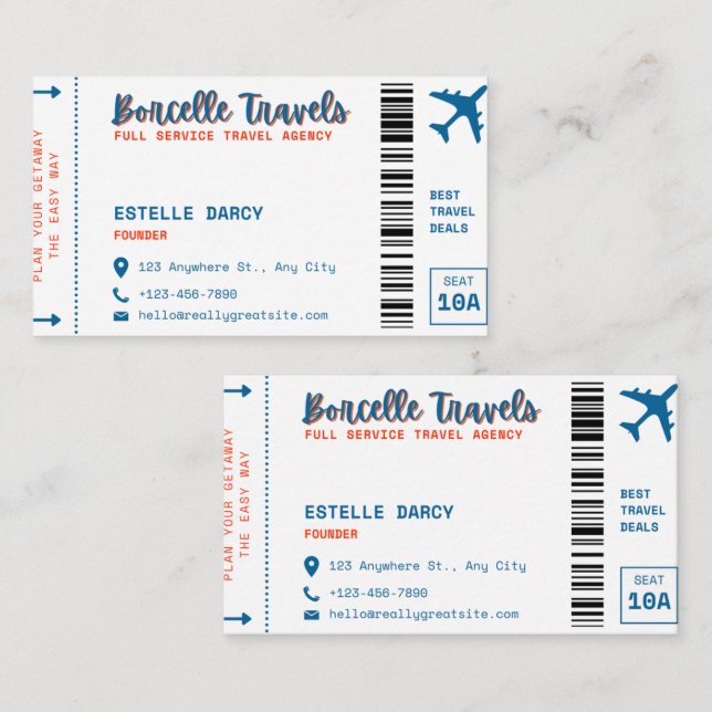Standard, 3.5" x 2.0" Business Card (Front/Back)