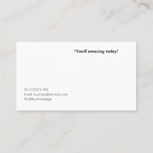 Standard, 3.5" x 2.0" Business Card (Front)