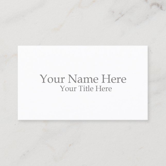 Standard, 3.5" x 2.0" Business Card (Front)