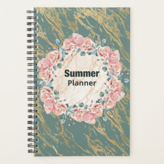 Standard (8.5" x 11"), Hard Cover, Black Spiral Pl Planner