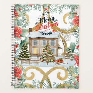 Standard (8.5" x 11"), Hard Cover, Black Spiral, Planner