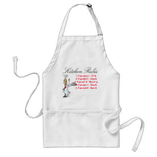 Standard Apron with Chef and Kitchen Rules