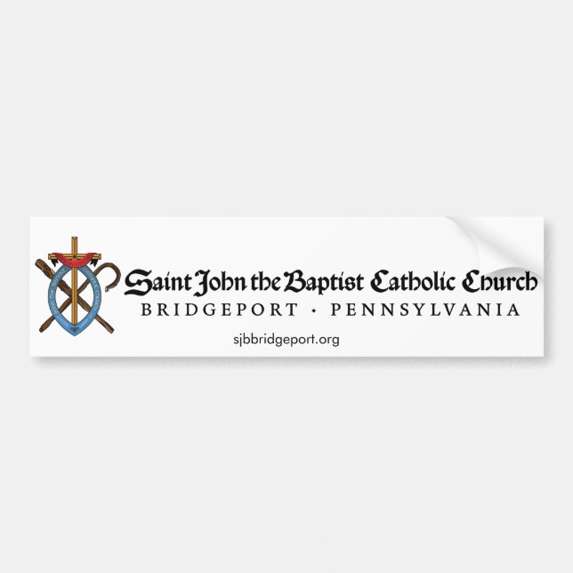 Standard bumper sticker (Front)