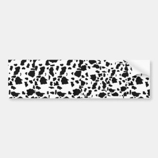 STANDARD COW PRINT BUMPER STICKER