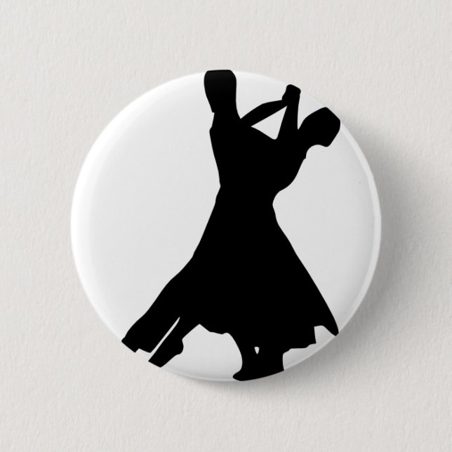 Standard Dance 2 Inch Round Button (Front)