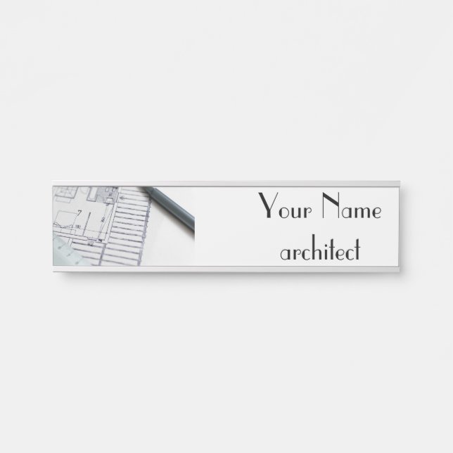 standard hanging name plate (Front)