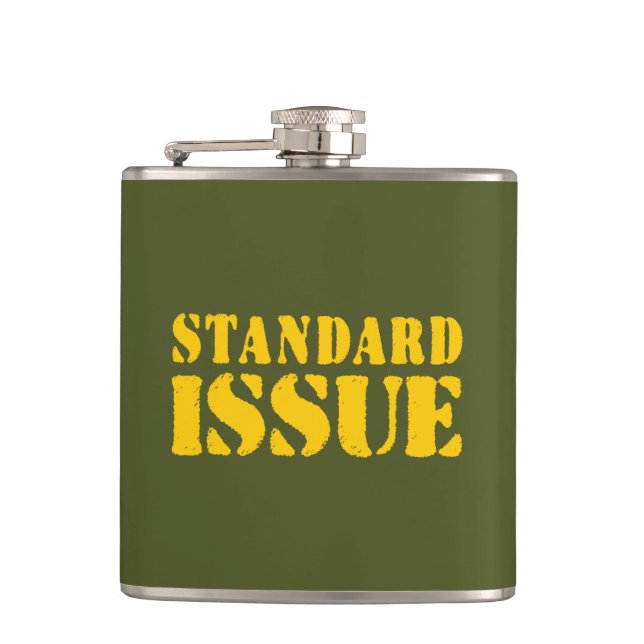 STANDARD ISSUE HIP FLASK (Front)