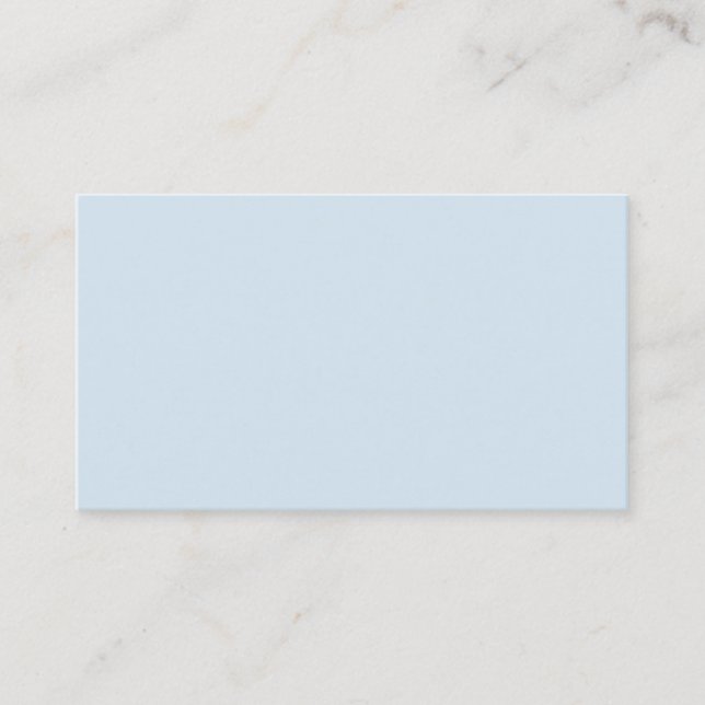 Standard Light Blue Business Card (Front)