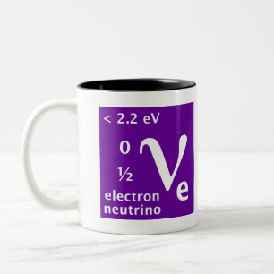 Standard Model (electron neutrino) Two-Tone Coffee Mug