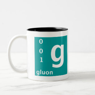 Standard Model (gluon) Two-Tone Coffee Mug