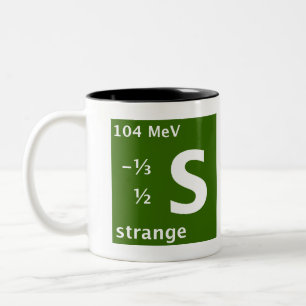 Standard Model (strange quark) Two-Tone Coffee Mug