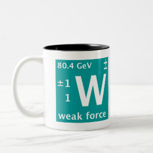 Standard Model (w weak force) Two-Tone Coffee Mug