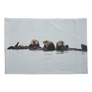 Standard Pillowcase of otters