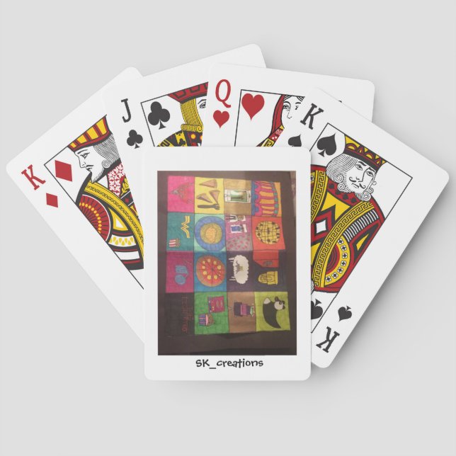 Standard playing cards with award-winning artwork (Back)