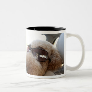 standard poodle 3 Two-Tone coffee mug