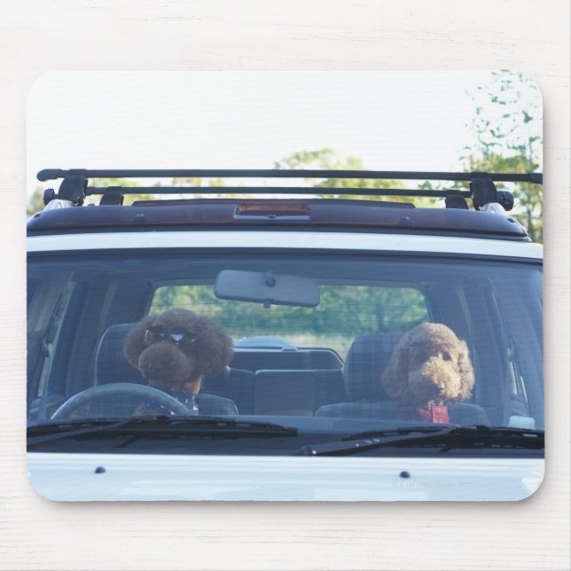 standard poodle 4 mouse pad (Front)