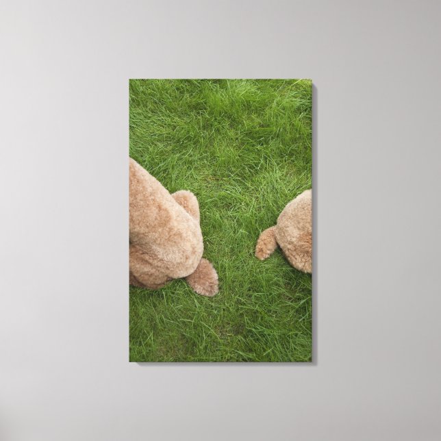 standard poodle 5 canvas print (Front)
