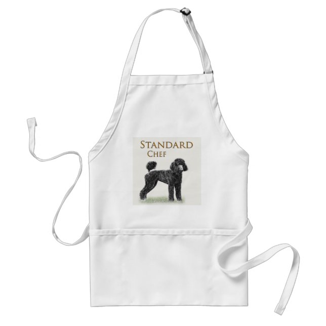 Standard Poodle Chef Apron (Front)