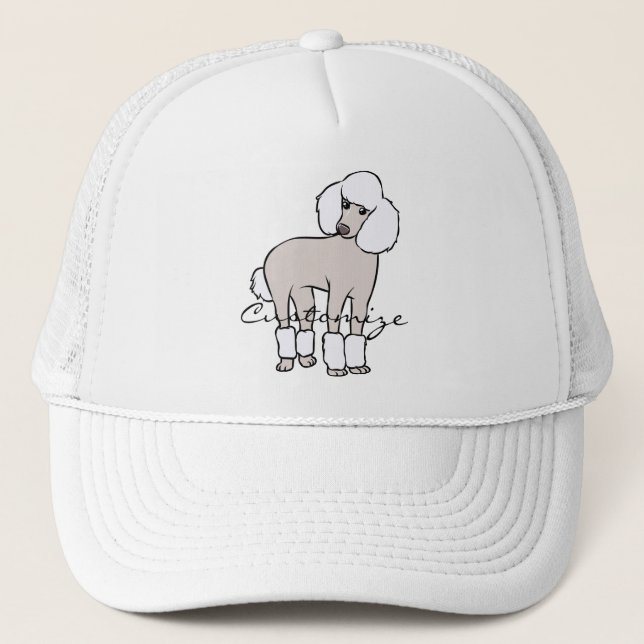 Standard Poodle Dog Thunder_Cove Trucker Hat (Front)