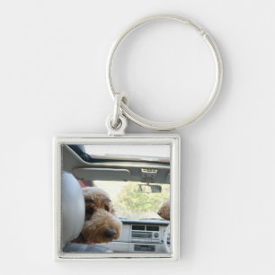 standard poodle keychain
