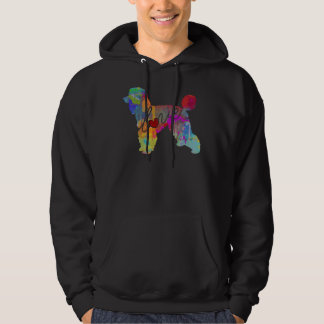 Standard Poodle Love  A Bright And Colourful Water Hoodie
