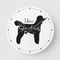 Standard Poodle Silhouette I Have Standards