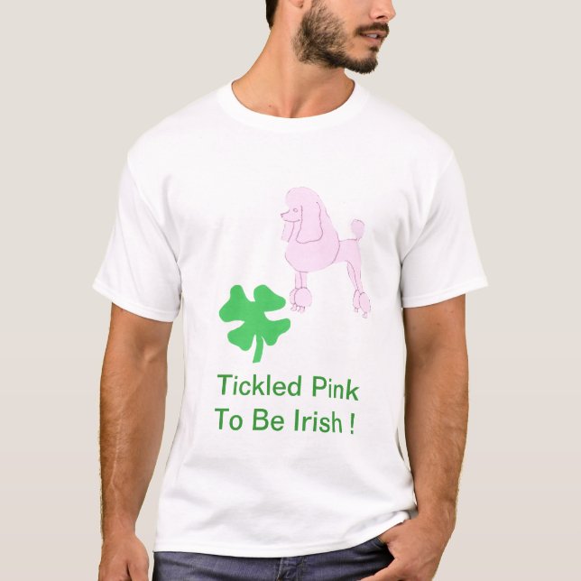 Standard Poodle St. Patrick's Day T-Shirt (Front)