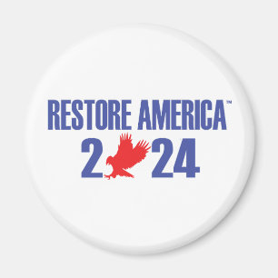 Standard Restore America Circle Magnet