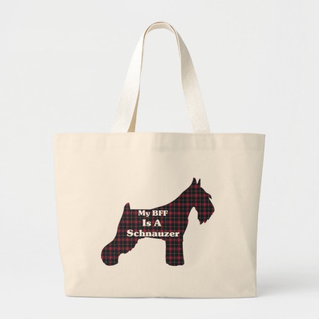 Standard SCHNAUZER BFF Tote Bag (Front)