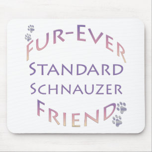 Standard Schnauzer Furever Friend Mouse Pad