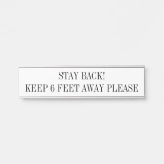 Standard Size Name Plate Crafter Artist Business