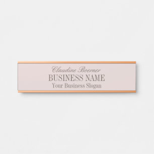 Standard Size Name Plate Crafter Artist Business