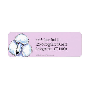 Standard White Poodle Simply Thistle