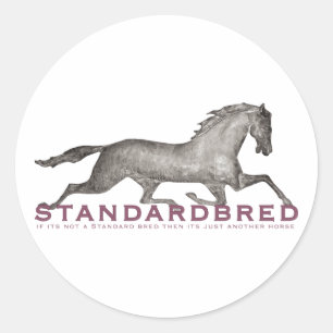 Standardbred Classic Round Sticker