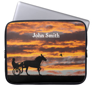 Standardbred Trotting Racehorse Laptop Sleeve