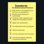 Standards for Mathematical Practices Poster<br><div class="desc">Standard for Mathematical practices posters.</div>