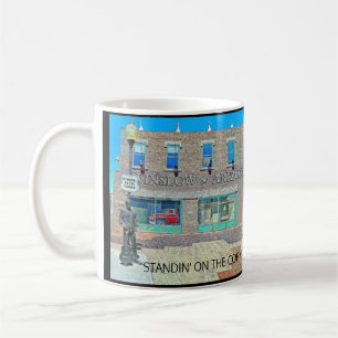 STANDIN SUR LA TASSE FAISANTE LE COIN