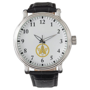 Standing arrowhead in circle watch
