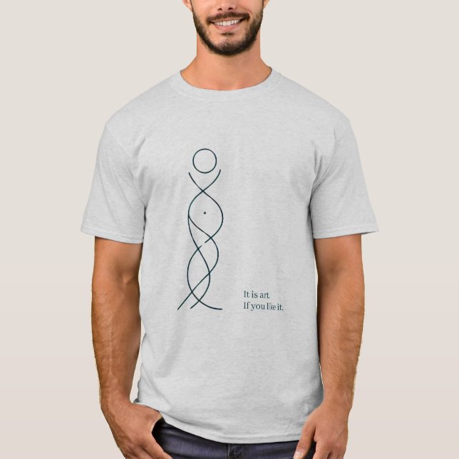 Standing Art Structure T-Shirt (Front)