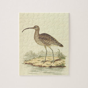 Standing Bird, Vintage Look Jigsaw Puzzle
