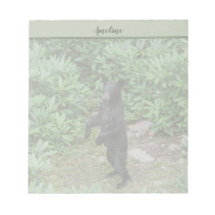 Standing Black Bear Notepad