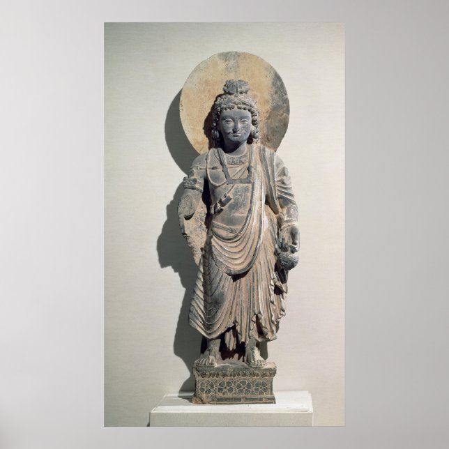Standing Bodhisattva Maitreya, 3rd century Poster (Front)