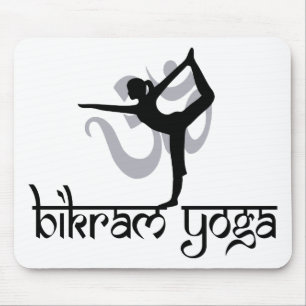 Standing Bow Pulling Pose Bikram Yoga Gift Mouse Pad