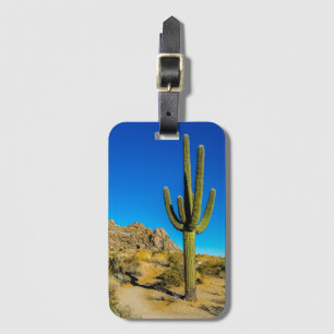 Standing Cactus Luggage Tag
