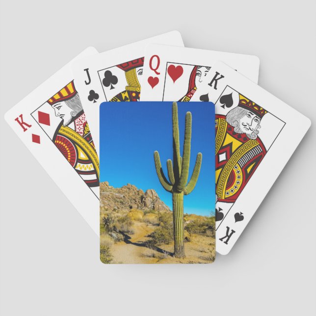 Standing Cactus Playing Cards (Back)