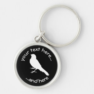 Standing Canary Bird Keychain