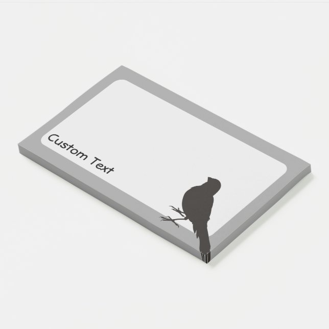 Standing Canary Bird Post-it Notes (Angled)